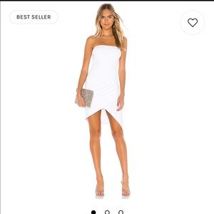 REVOLVE SUSANA MONACO STRAPLESS WHITE FOR BRIDES